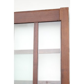 総欅 ガラス格子蔵戸　W991 