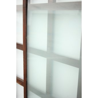 総欅 ガラス格子蔵戸　W991 