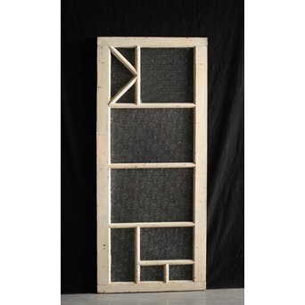 幾何学組子 白いガラス建具　GD1286 