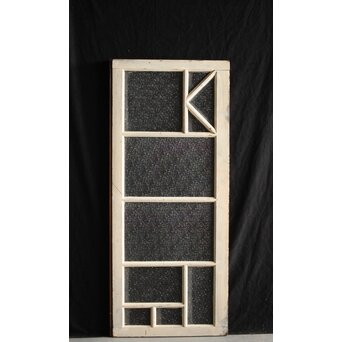 幾何学組子 白いガラス建具　GD1286