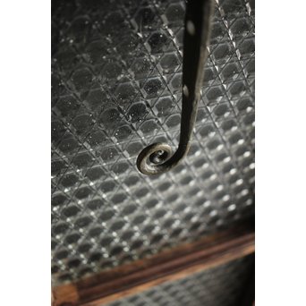 洋館デザイン金具のプレスガラス窓 2枚1組　GD1287 