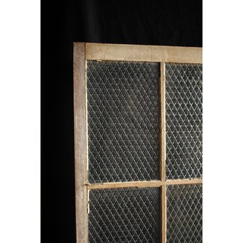 洋館デザイン金具のプレスガラス窓 2枚1組　GD1287 