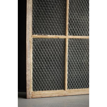 洋館デザイン金具のプレスガラス窓 2枚1組　GD1287 