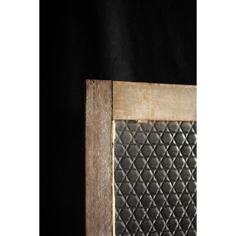 洋館デザイン金具のプレスガラス窓 2枚1組　GD1287 