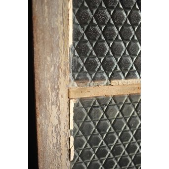 洋館デザイン金具のプレスガラス窓 2枚1組　GD1287 