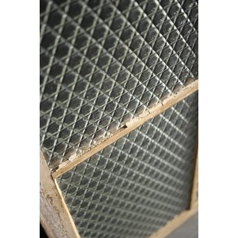 洋館デザイン金具のプレスガラス窓 2枚1組　GD1287 