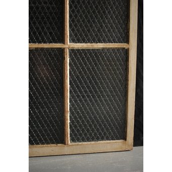 洋館デザイン金具のプレスガラス窓 2枚1組　GD1287 