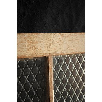 洋館デザイン金具のプレスガラス窓 2枚1組　GD1287 