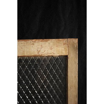 洋館デザイン金具のプレスガラス窓 2枚1組　GD1287 