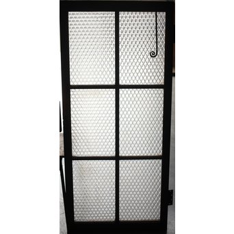 洋館デザイン金具のプレスガラス窓 2枚1組　GD1287 