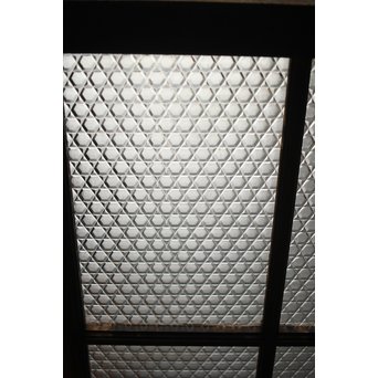 洋館デザイン金具のプレスガラス窓 2枚1組　GD1287 