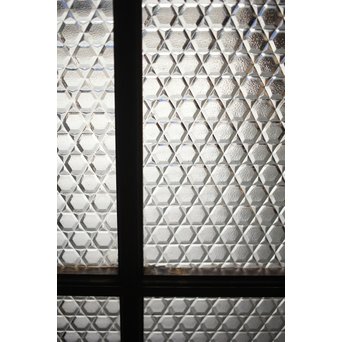 洋館デザイン金具のプレスガラス窓 2枚1組　GD1287 