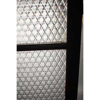 洋館デザイン金具のプレスガラス窓 2枚1組　GD1287 