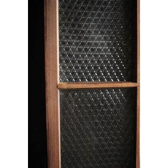 洋館デザイン金具のプレスガラス窓 2枚1組　GD1287 