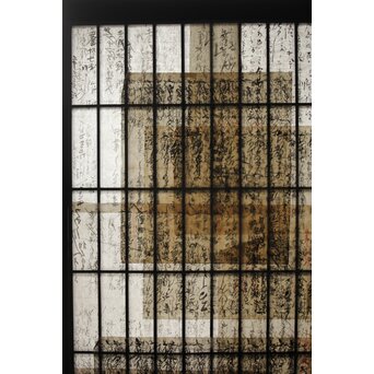 大福帳の障子戸　F225 