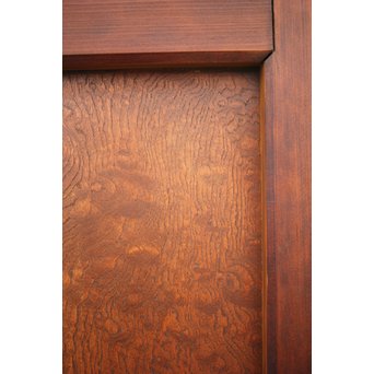 玉杢腰板 組子格子建具 2枚1組　L1029Y 