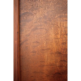 玉杢腰板 組子格子建具 2枚1組　L1029Y 