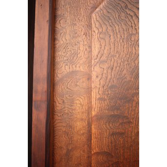 玉杢腰板 組子格子建具 2枚1組　L1029Y 