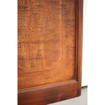 玉杢腰板 組子格子建具 2枚1組　L1029Y 