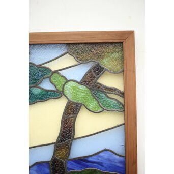 松 ステンドガラス　GD1288 