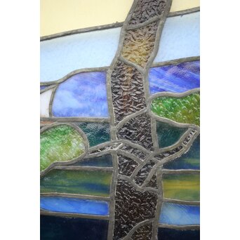 松 ステンドガラス　GD1288 