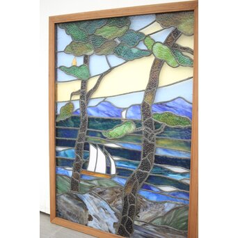 松 ステンドガラス　GD1288 