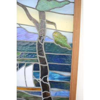 松 ステンドガラス　GD1288 