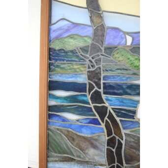 松 ステンドガラス　GD1288 