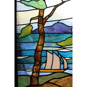 松 ステンドガラス　GD1288 