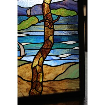 松 ステンドガラス　GD1288 