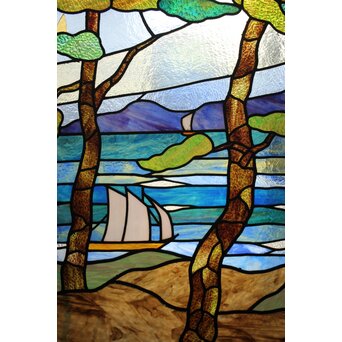 松 ステンドガラス　GD1288 