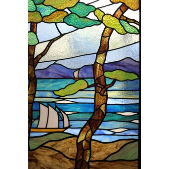 松 ステンドガラス　GD1288 