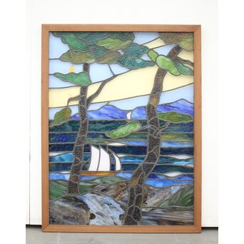 松 ステンドガラス　GD1288 