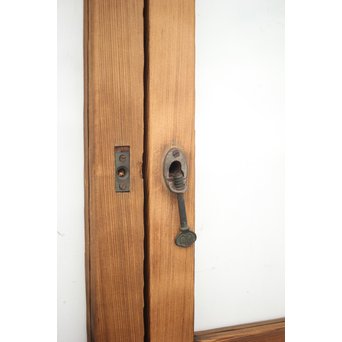 黄色と緑色ガラスの白木建具M 6枚1組　GD1290YD 