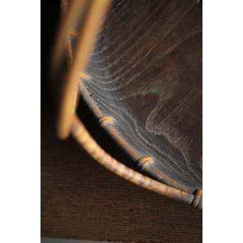 寺什物 栗と籐の堤盆　X240 