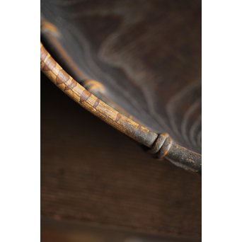 寺什物 栗と籐の堤盆　X240 