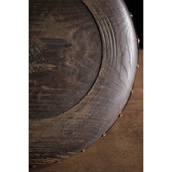 寺什物 栗と籐の堤盆　X240 