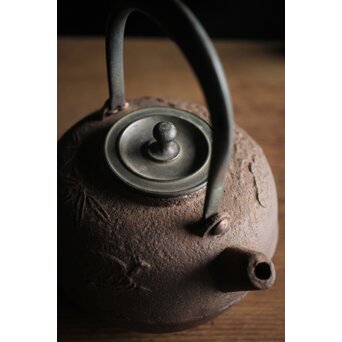 釜師系 砲口土瓶形小鉄瓶/急須　M214 