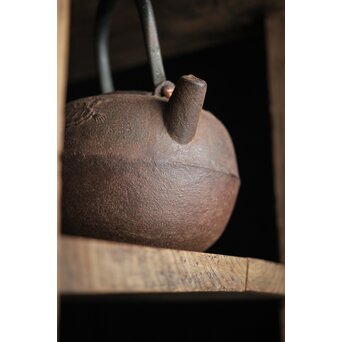 釜師系 砲口土瓶形小鉄瓶/急須　M214 