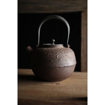 釜師系 砲口土瓶形小鉄瓶/急須　M214 