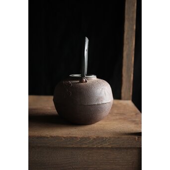 釜師系 砲口土瓶形小鉄瓶/急須　M214 