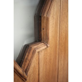 星型カットガラスの親子ドア　GD1291 