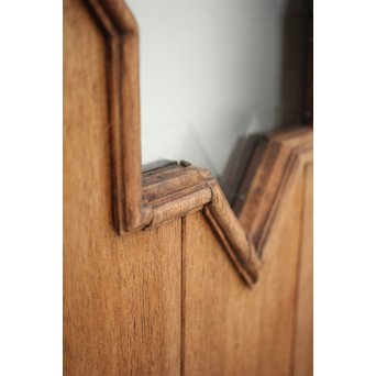 星型カットガラスの親子ドア　GD1291 