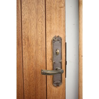 星型カットガラスの親子ドア　GD1291 