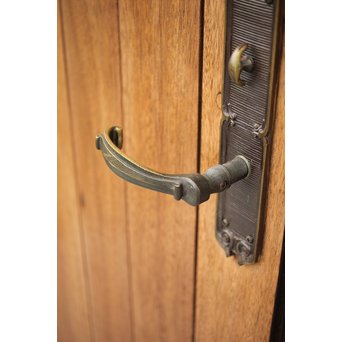 星型カットガラスの親子ドア　GD1291 