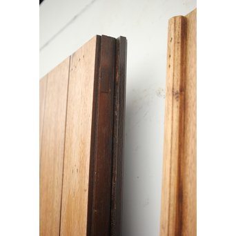 星型カットガラスの親子ドア　GD1291 