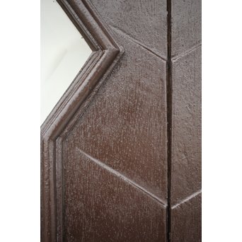 星型カットガラスの親子ドア　GD1291 