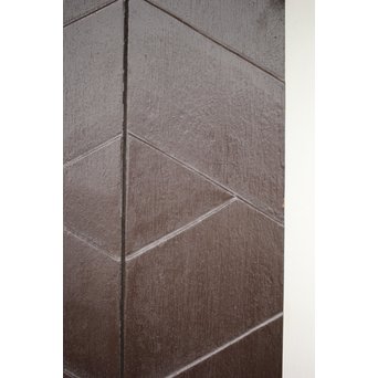 星型カットガラスの親子ドア　GD1291 