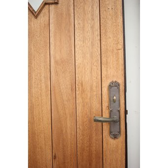 星型カットガラスの親子ドア　GD1291 