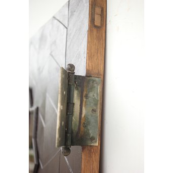 星型カットガラスの親子ドア　GD1291 